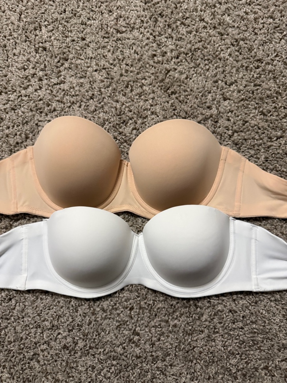 Primark Strapless Bras in Nude and White
